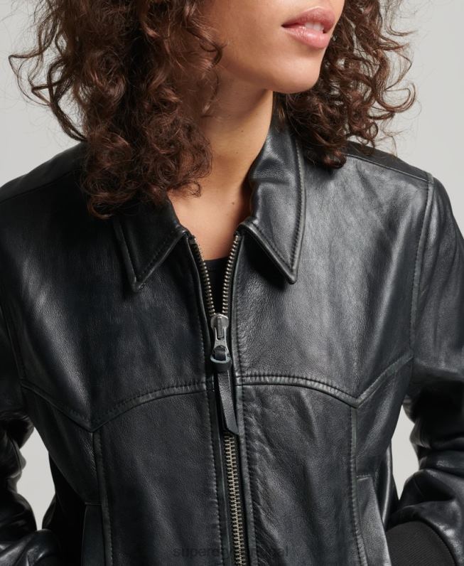 jaqueta de clube indie mulheres preto roupas Superdry 2208H5413