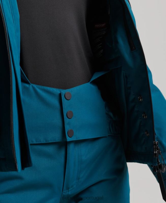 jaqueta de resgate final mulheres turquesa roupas Superdry 2208H6549
