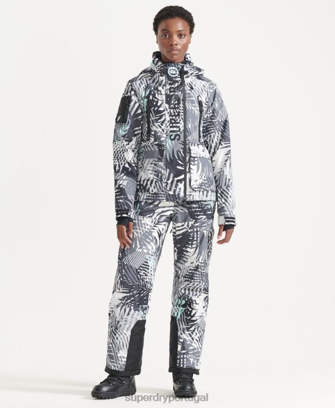 jaqueta de resgate final mulheres verde roupas Superdry 2208H5528