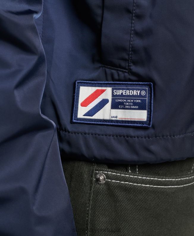 jaqueta de treinador essencial mulheres marinha roupas Superdry 2208H5425