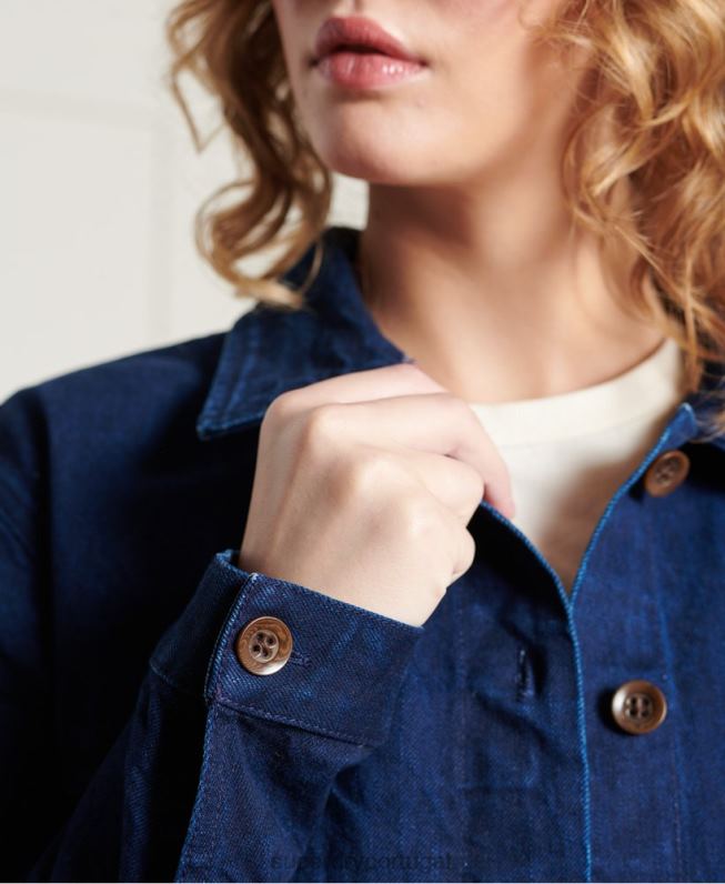 jaqueta dry artist edição limitada mulheres marinha roupas Superdry 2208H5563