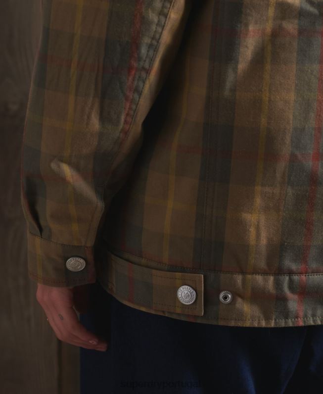 jaqueta dry cruiser edição limitada mulheres marrom roupas Superdry 2208H5549