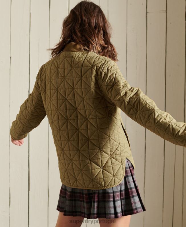 jaqueta forro mulheres bronzeado roupas Superdry 2208H5732