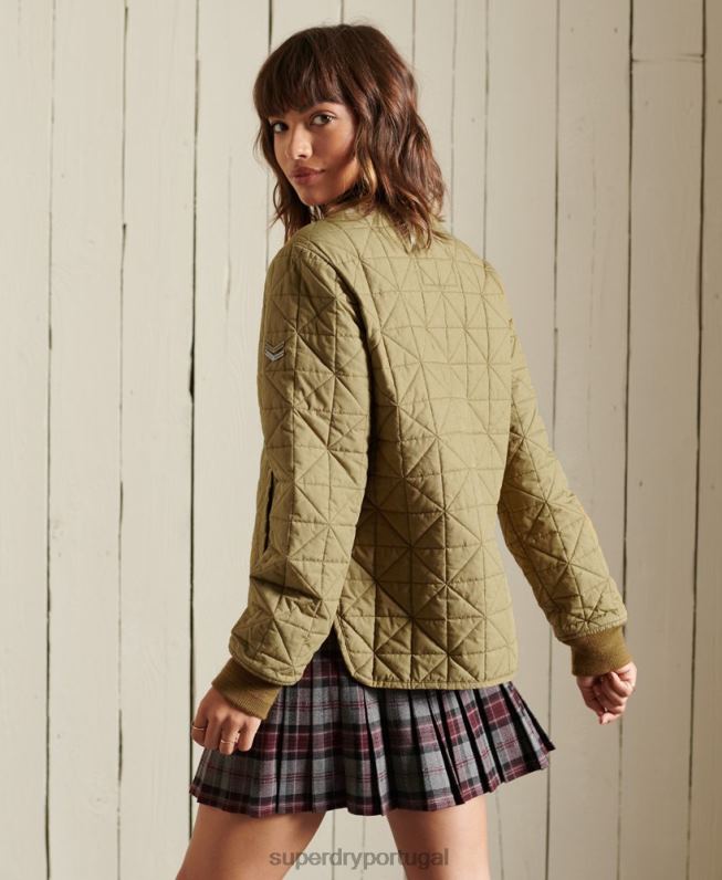 jaqueta forro mulheres bronzeado roupas Superdry 2208H5732