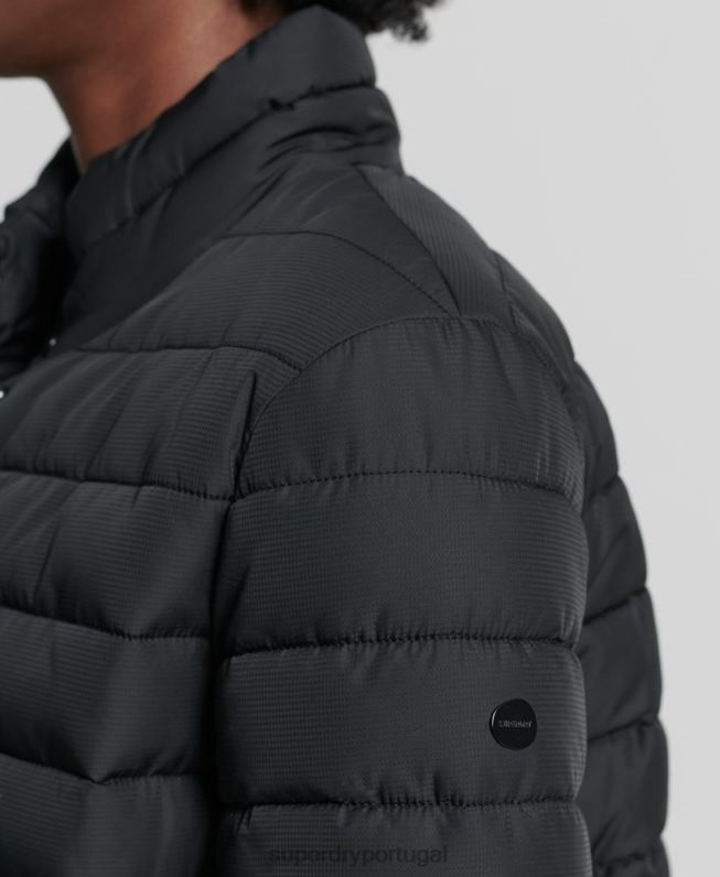 jaqueta fuji boxy mulheres preto roupas Superdry 2208H5574