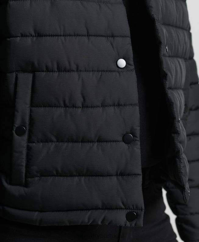 jaqueta fuji boxy mulheres preto roupas Superdry 2208H5574