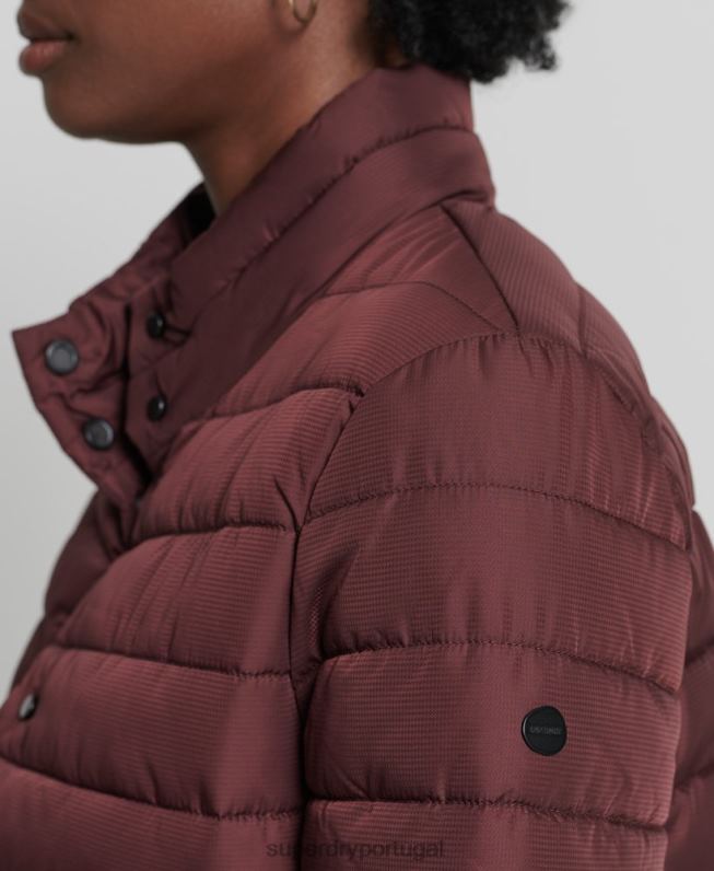 jaqueta fuji boxy mulheres vermelho roupas Superdry 2208H5535