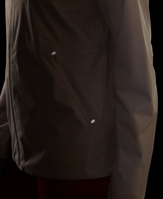 jaqueta impermeável mulheres bege roupas Superdry 2208H5616