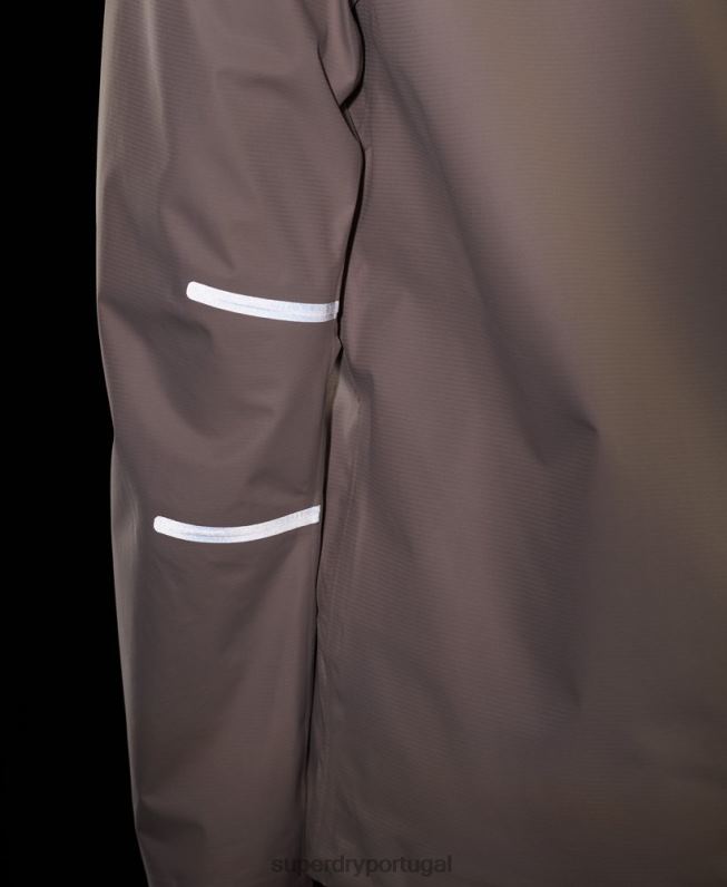 jaqueta impermeável mulheres bege roupas Superdry 2208H5616