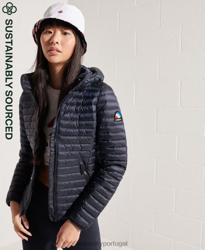 jaqueta núcleo mulheres marinha roupas Superdry 2208H5719