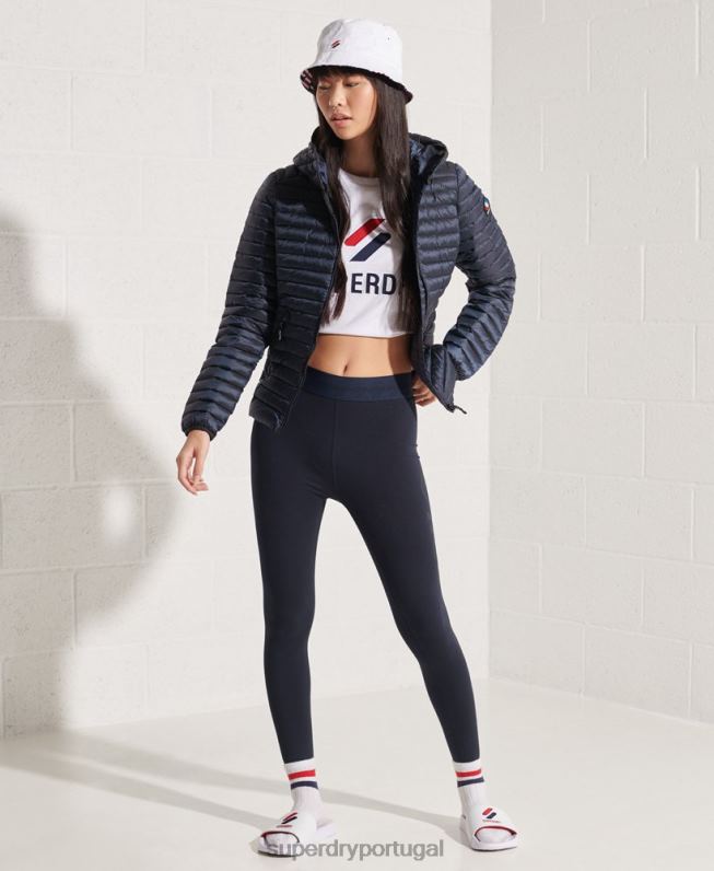 jaqueta núcleo mulheres marinha roupas Superdry 2208H5719