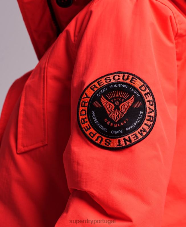 jaqueta parka everest mulheres coral roupas Superdry 2208H5648