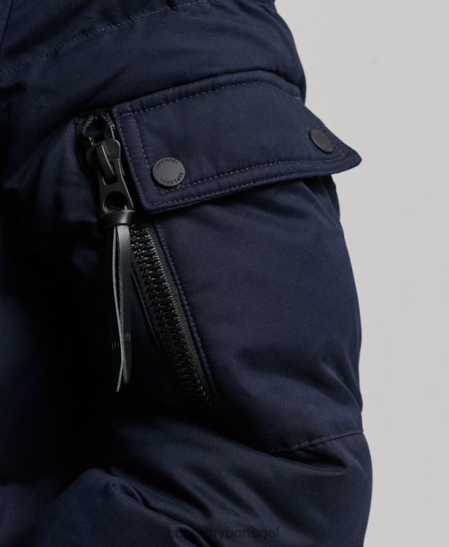 jaqueta parka microfibra expedição mulheres marinha roupas Superdry 2208H3658