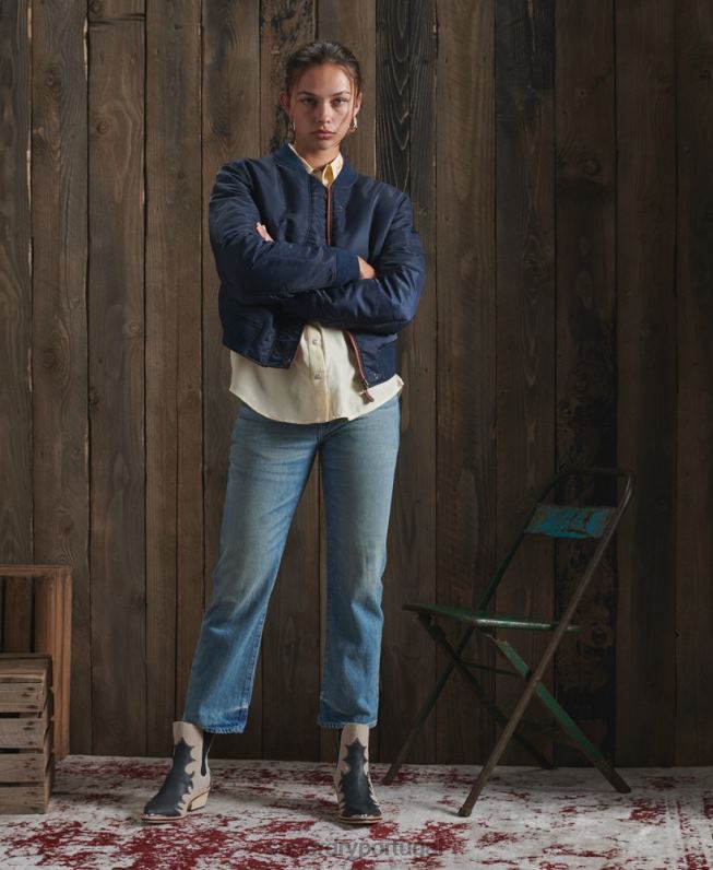 jaqueta reversível seca edição limitada mulheres vermelho roupas Superdry 2208H5551