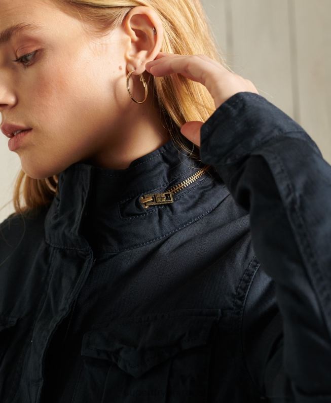 jaqueta rookie borg clássica mulheres marinha roupas Superdry 2208H5583