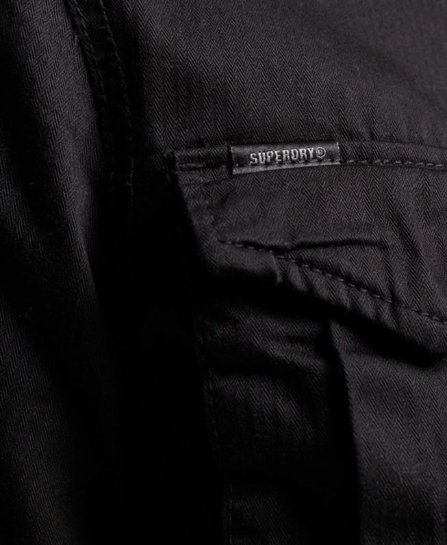 jaqueta rookie borg clássica mulheres preto roupas Superdry 2208H5679