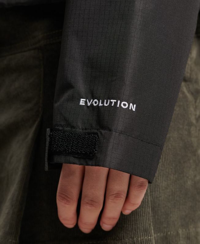 jaqueta sd-windcheater mulheres preto roupas Superdry 2208H3557