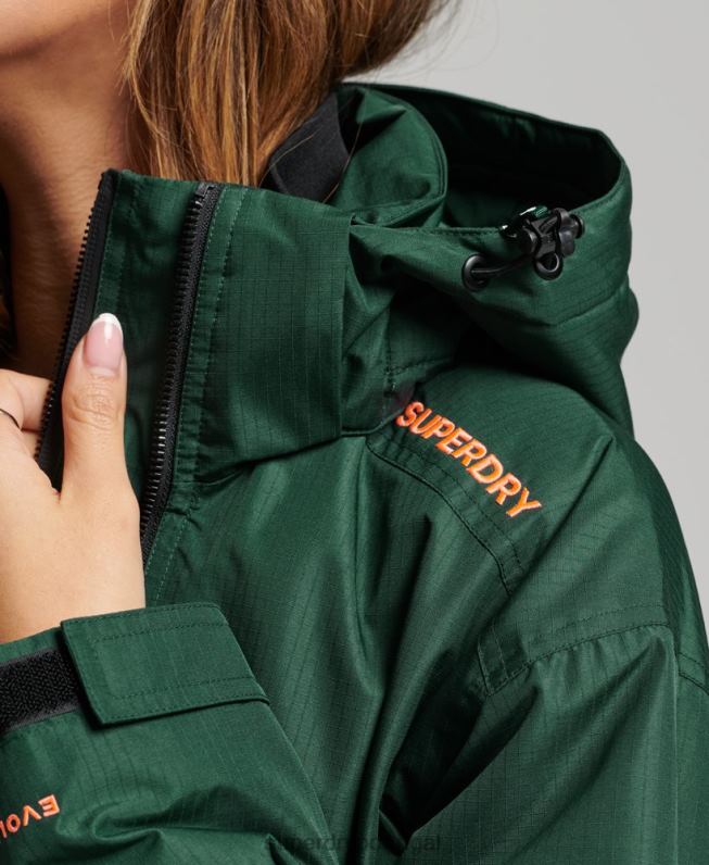 jaqueta sd-windcheater mulheres verde roupas Superdry 2208H3527