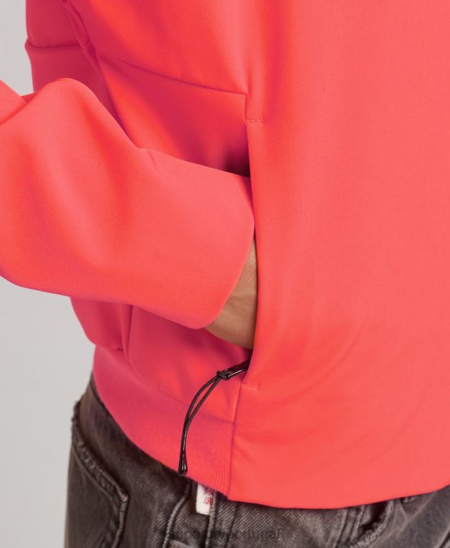 jaqueta softshell tech crop mulheres coral roupas Superdry 2208H5499