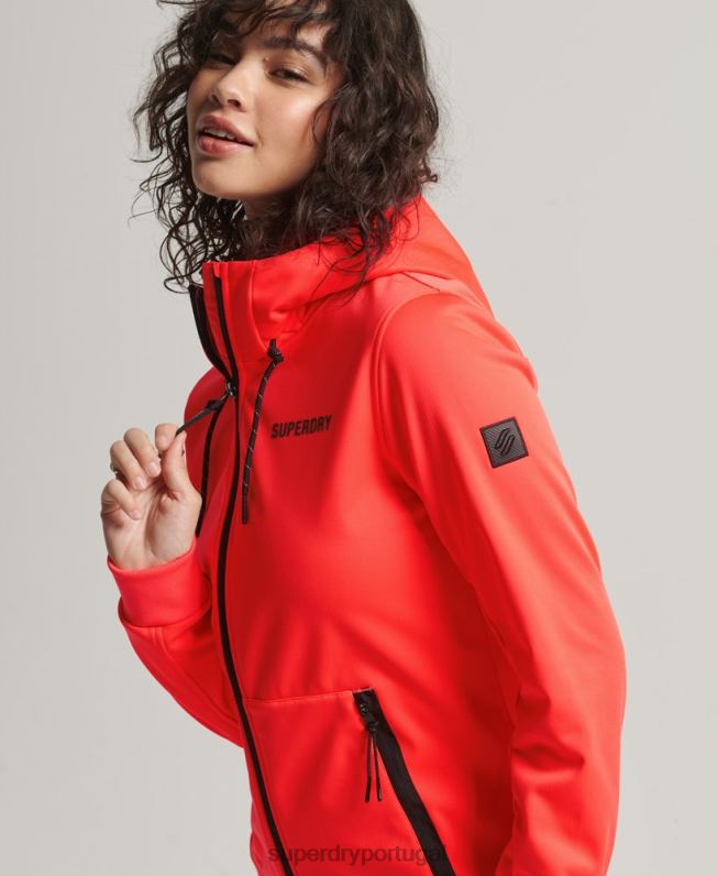 jaqueta softshell tech mulheres coral roupas Superdry 2208H5597