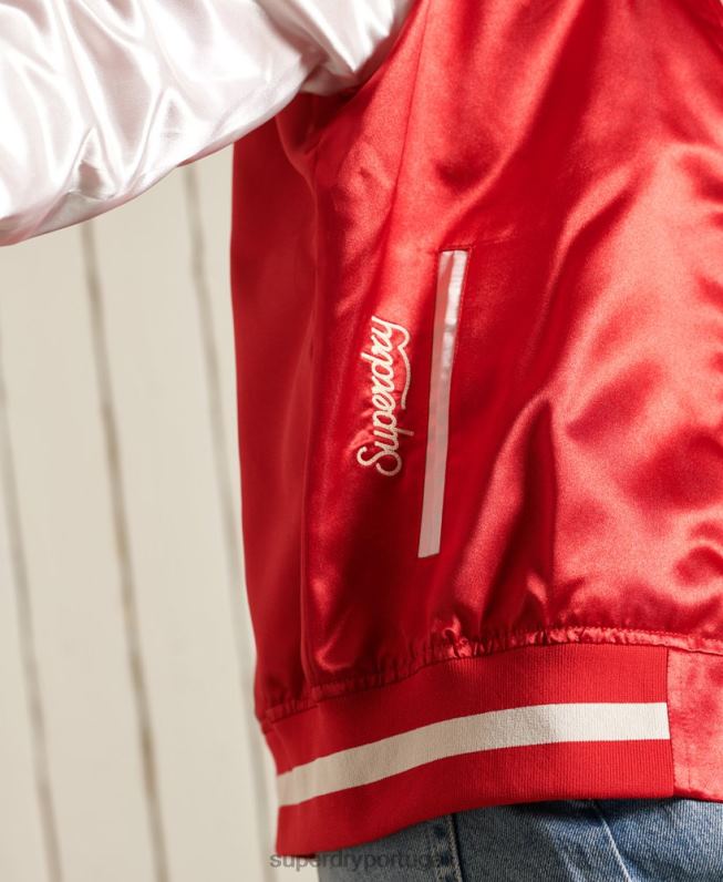 jaqueta suika mulheres vermelho roupas Superdry 2208H5522