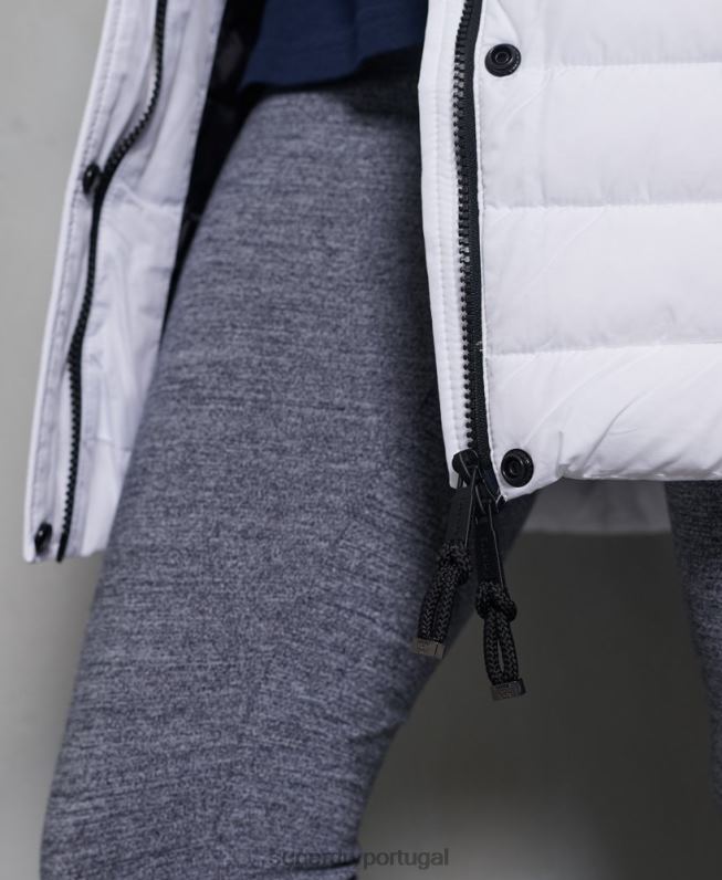 jaqueta super fuji mulheres branco roupas Superdry 2208H3839