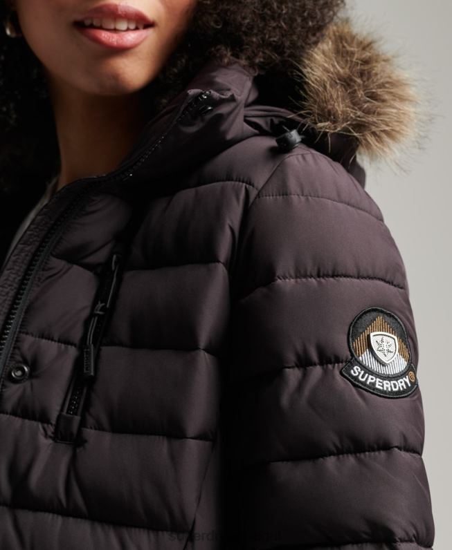 jaqueta super fuji mulheres roxo roupas Superdry 2208H3656