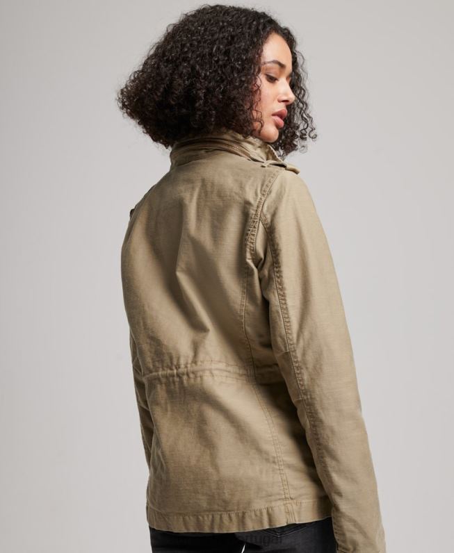 jaqueta vintage m65 mulheres bronzeado roupas Superdry 2208H3534