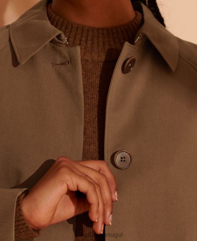 mac clássico edição limitada mulheres marrom roupas Superdry 2208H5692