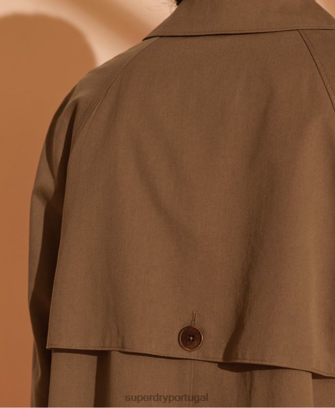 mac clássico edição limitada mulheres marrom roupas Superdry 2208H5692