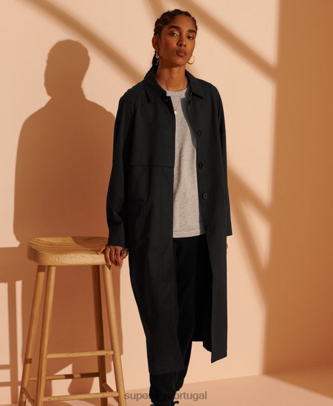 mac clássico edição limitada mulheres preto roupas Superdry 2208H3849