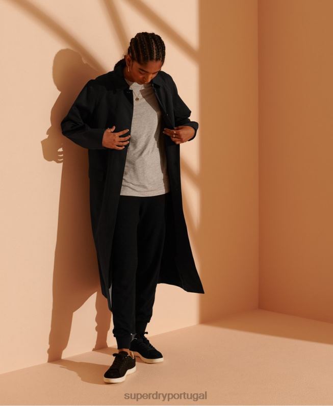 mac clássico edição limitada mulheres preto roupas Superdry 2208H3849