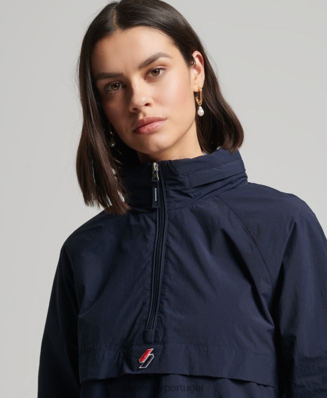 overhead gráfico essencial de código mulheres marinha roupas Superdry 2208H5581