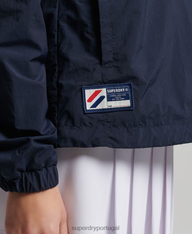 overhead gráfico essencial de código mulheres marinha roupas Superdry 2208H5581