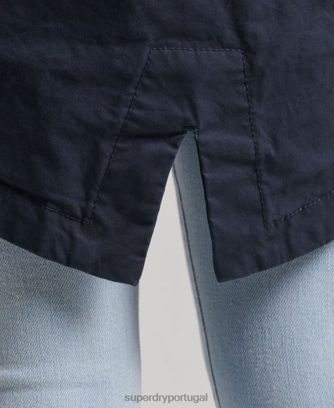 parka de campo mulheres marinha roupas Superdry 2208H5609