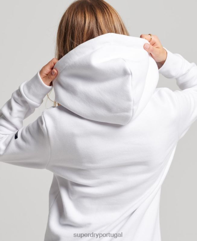 moletom arco-íris vintage mulheres branco roupas Superdry 2208H2206