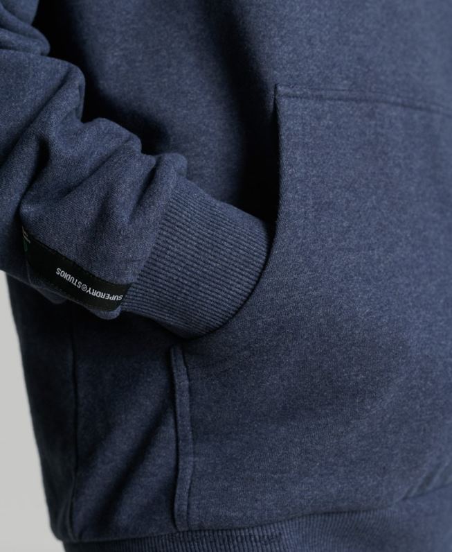 moletom cidade reciclada mulheres azul roupas Superdry 2208H5906