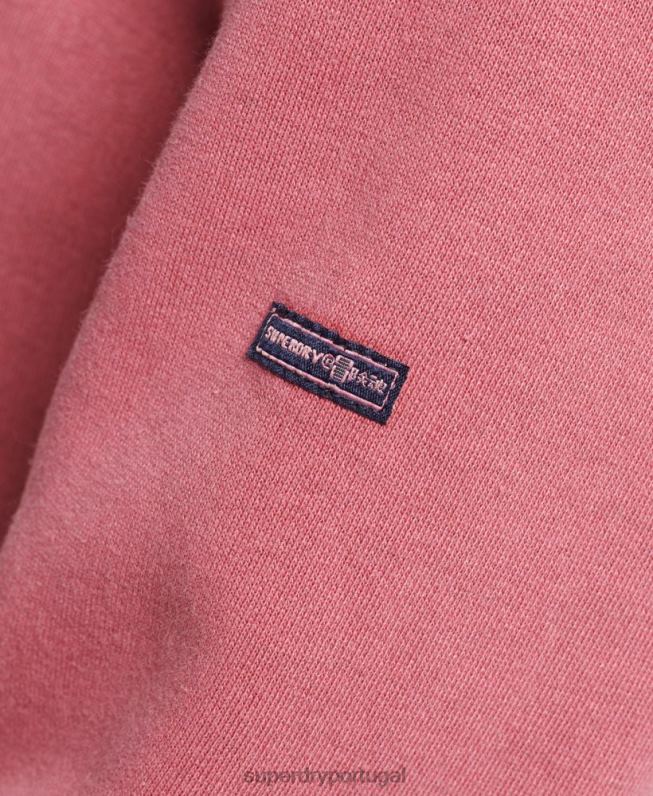 moletom clássico cooper mulheres vermelho roupas Superdry 2208H5759