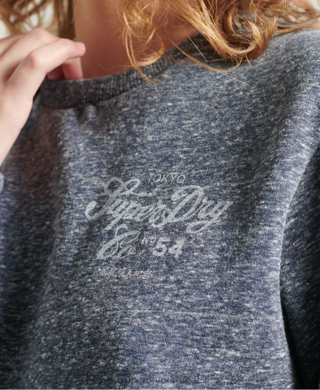moletom de equipe de trabalho trabalhado mulheres marinha roupas Superdry 2208H6122