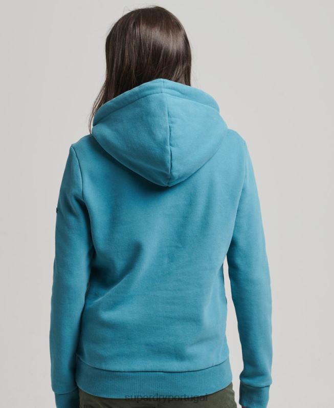 moletom de viagem mulheres verde roupas Superdry 2208H6081