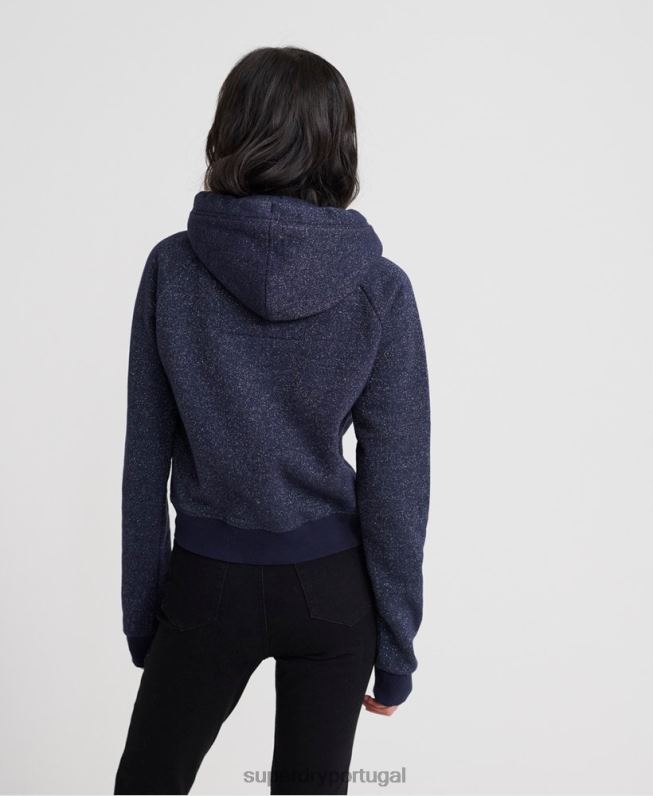 moletom estrela boutique mulheres marinha roupas Superdry 2208H3509