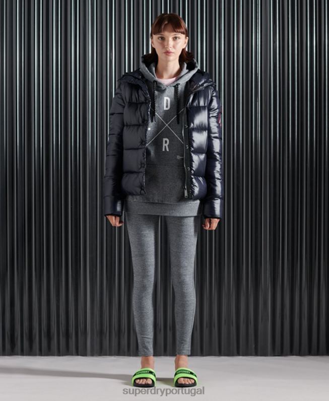 moletom excedente mulheres cinza roupas Superdry 2208H6088