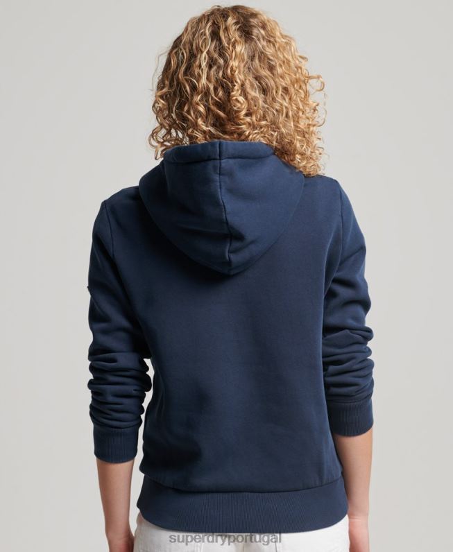 moletom vintage mulheres marinha roupas Superdry 2208H2301