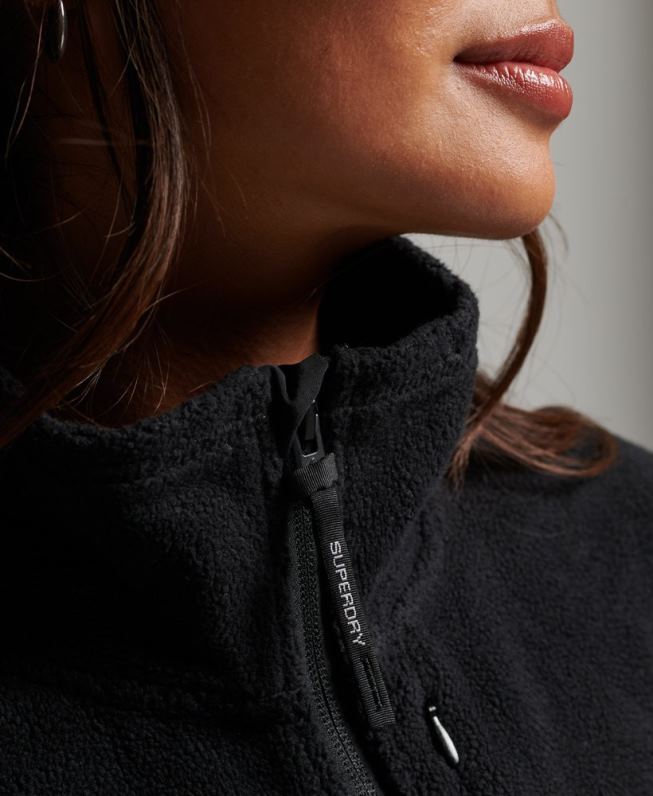 velo híbrido tecnológico mulheres preto roupas Superdry 2208H5756