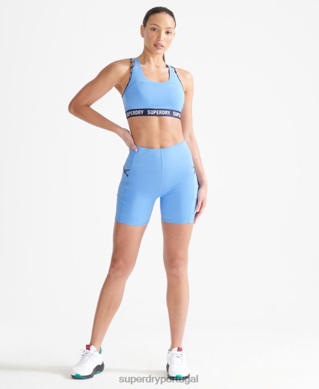 correr shorts apertados mulheres multi roupas Superdry 2208H3169