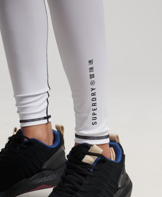 leggings essenciais para treino mulheres preto roupas Superdry 2208H6324