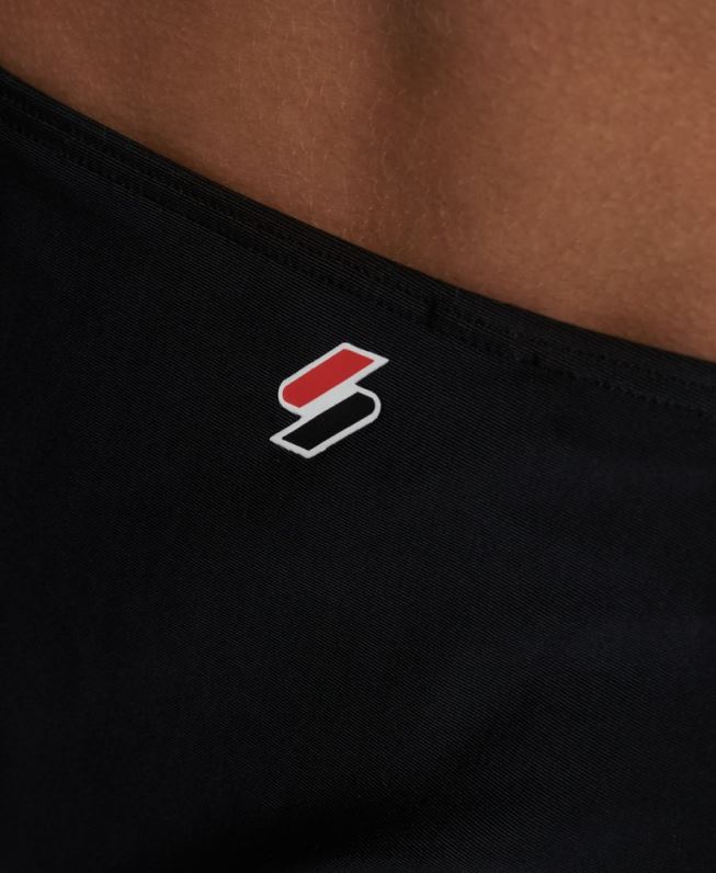cuecas de biquíni essenciais mulheres preto roupas Superdry 2208H3238