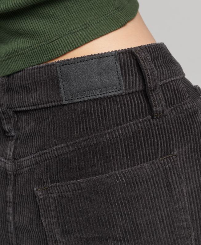 mini saia de cordão mulheres marrom roupas Superdry 2208H6507