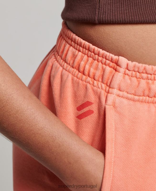 calções de suor do esporte principal mulheres coral roupas Superdry 2208H2268