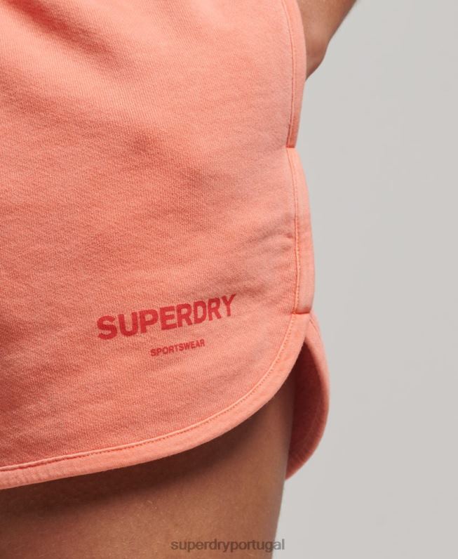 calções de suor do esporte principal mulheres coral roupas Superdry 2208H2268
